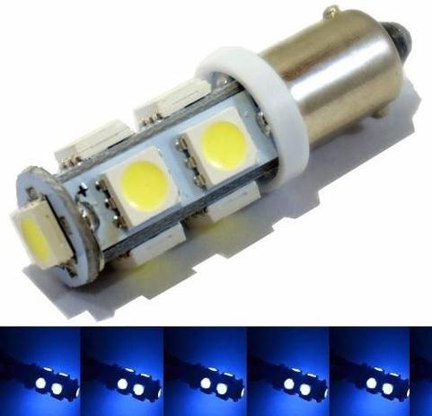 Kit 30 Lampada Ba9s 9 Led 5050 Azul T4w 69 12v - Mfl Menor preço em Kit 30 Lampada Ba9s 9 Led 5050 Azul T4w 69 12v - Mfl