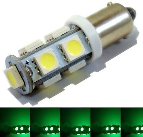 Kit 30 Lampada Ba9s 9 Led 5050 Verde T4w 69 12v - Mfl Menor preço em Kit 30 Lampada Ba9s 9 Led 5050 Verde T4w 69 12v - Mfl