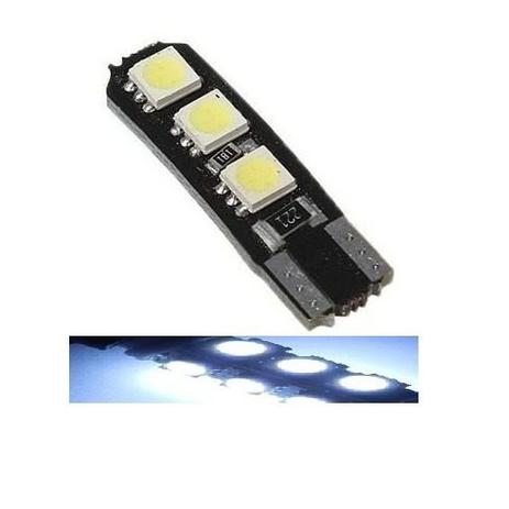 Kit 30 Lampada T10 Cambus 6 Led Branca Canceller 12v - Mfl Menor preço em Kit 30 Lampada T10 Cambus 6 Led Branca Canceller 12v - Mfl