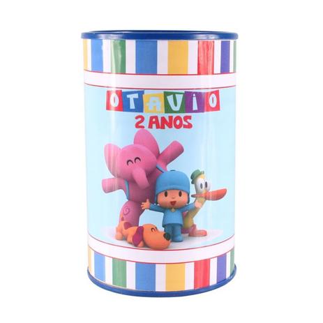 Kit 30 Lembrancinha Cofrinho Personalizado Pocoyo - Aluá festas é ruim? Kit 30 Lembrancinha Cofrinho Personalizado Pocoyo - Aluá festas é boa?