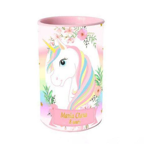 Kit 30 Lembrancinha Cofrinho Personalizado Unicórnio Encant - Aluá festas é ruim? Kit 30 Lembrancinha Cofrinho Personalizado Unicórnio Encant - Aluá festas é boa?