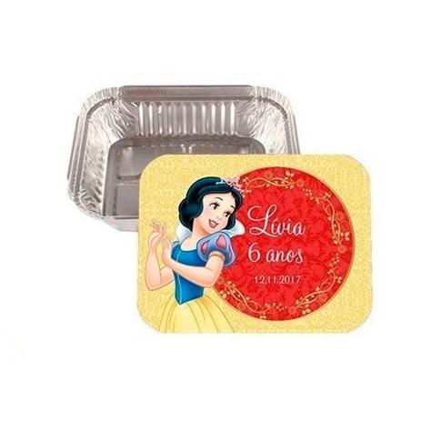 Kit 30 Lembrancinha Marmitinha Personalizada Branca De Neve - Aluá festas Menor preço em Kit 30 Lembrancinha Marmitinha Personalizada Branca De Neve - Aluá festas