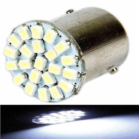 Kit 300 Lampada 22 Led Ba15s 1P P21 1156 Branca 3020 12v - Mfl Menor preço em Kit 300 Lampada 22 Led Ba15s 1P P21 1156 Branca 3020 12v - Mfl