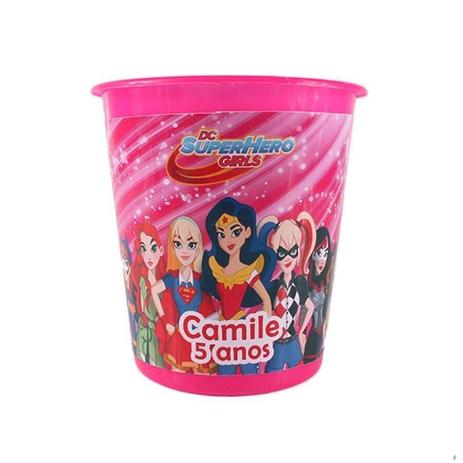 Kit 35 Lembrancinha Balde De Pipoca Dc Super Hero Girls - Aluá festas Menor preço em Kit 35 Lembrancinha Balde De Pipoca Dc Super Hero Girls - Aluá festas