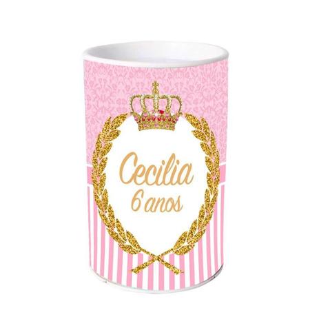 Kit 35 Lembrancinha Cofrinho Personalizado Realeza - Aluá festas Menor preço em Kit 35 Lembrancinha Cofrinho Personalizado Realeza - Aluá festas