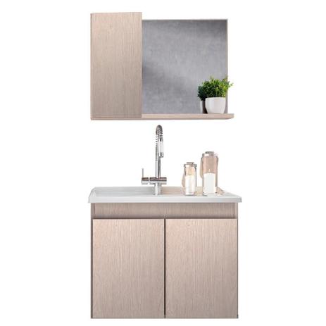 Kit 3Pçs 60Cm Suspenso Madri Rovere (Arm/Tampo/Esp.) Gaam Menor preço em Kit 3Pçs 60Cm Suspenso Madri Rovere (Arm/Tampo/Esp.) Gaam