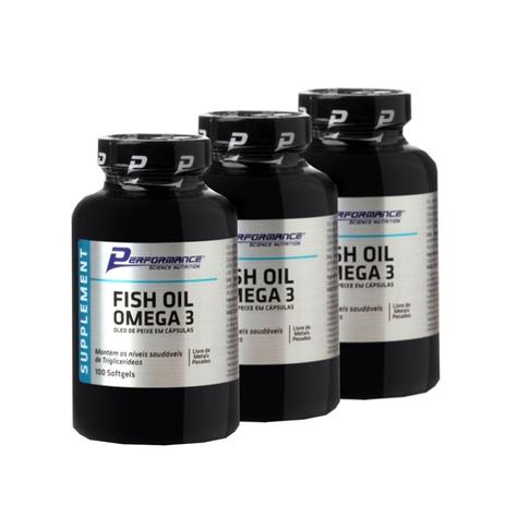 Kit 3x Fish Oil Ômega 3 1000mg Performance Nutrition (100 Cápsulas) é boa?