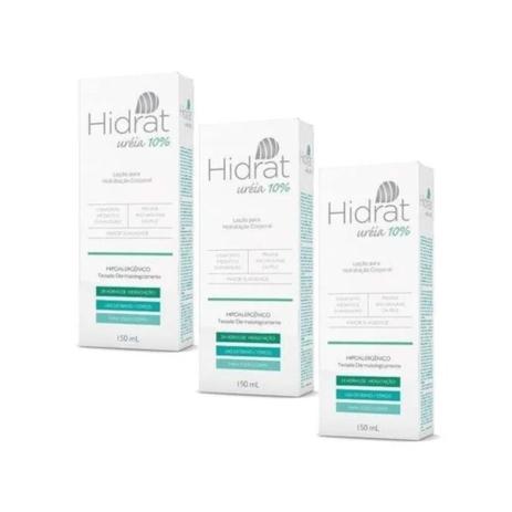 Kit 3x Hidrat Uréia 10% Loção Hidratante Corporal 150ml - Nutracom Menor preço em Kit 3x Hidrat Uréia 10% Loção Hidratante Corporal 150ml - Nutracom