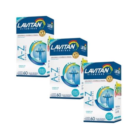 Kit 3x Lavitan A-Z Original 60 Comprimidos - Cimed é boa?