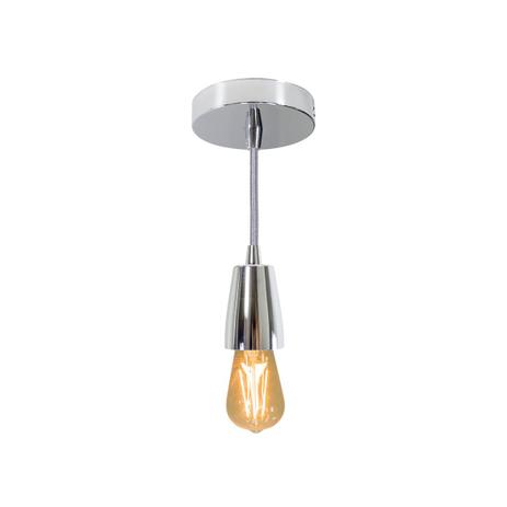 Kit 3x Pendente Metal Maciço Vintage Cromado + Filamento de Carbono ST64 110V St942 - Starlumen Menor preço em Kit 3x Pendente Metal Maciço Vintage Cromado + Filamento de Carbono ST64 110V St942 - Starlumen