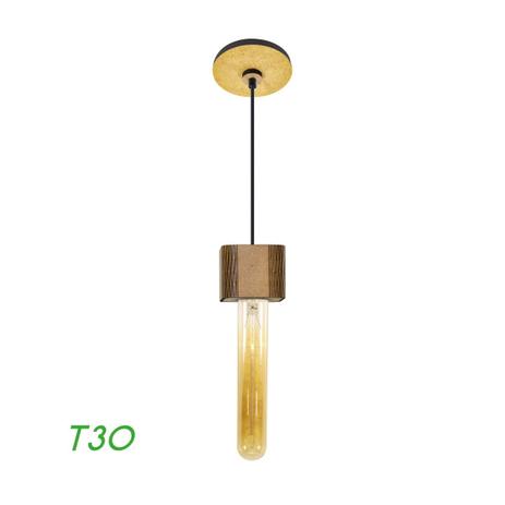 KIT 3X Pendente Soquete Madeira retrô + Filamento Carbono E27 T30 220V ARAM St390 - Starlumen é boa?