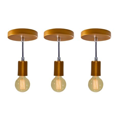 kit 3x Pendente Tubo Cilindro Alumínio 10cm Cobre + Filamento Carbono G95 110V St458 - Starlumen é ruim? kit 3x Pendente Tubo Cilindro Alumínio 10cm Cobre + Filamento Carbono G95 110V St458 - Starlumen é boa?