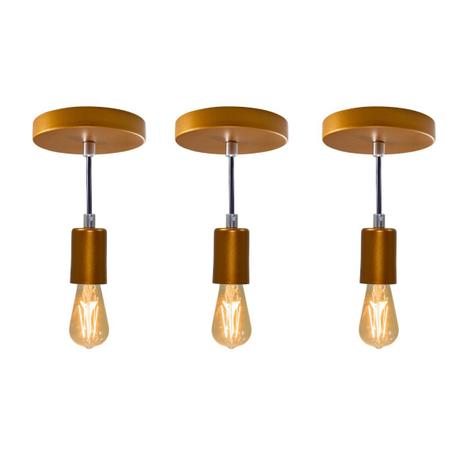 kit 3x Pendente Tubo Cilindro Alumínio 10cm Cobre + Filamento Carbono ST64 220V St458 - Starlumen é boa?