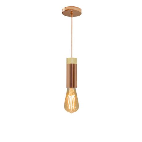 Kit 3x Pendente Tubo Rosê Dourado + Filamento Carbono ST64 220V st858 - Starlumen é boa?