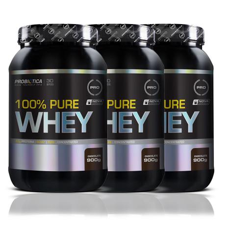Kit 3x Whey 100 - Todos os Sabores - Probiotica - Probiótica é boa?