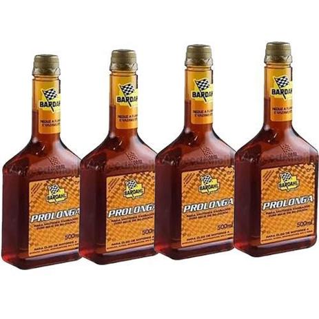 Kit 4 aditivo bardahl prolonga 500ml cada - para motores cansados - kit00438 Menor preço em Kit 4 aditivo bardahl prolonga 500ml cada - para motores cansados - kit00438