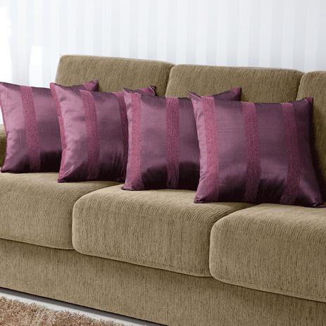 Kit 4 Almofadas Decorativas 45x45cm Chenille Channel Casaborda Rose é ruim? Kit 4 Almofadas Decorativas 45x45cm Chenille Channel Casaborda Rose é boa?