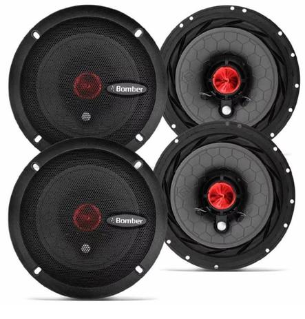 Kit 4 Alto Falante Bomber 200w 6 Polegadas Ford Fiesta Menor preço em Kit 4 Alto Falante Bomber 200w 6 Polegadas Ford Fiesta