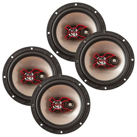 Kit 4 Alto Falante Bravox 6 Polegadas 200W RMS 4 Ohms Triaxial B3X60X Som Automotivo é ruim? Kit 4 Alto Falante Bravox 6 Polegadas 200W RMS 4 Ohms Triaxial B3X60X Som Automotivo é boa?