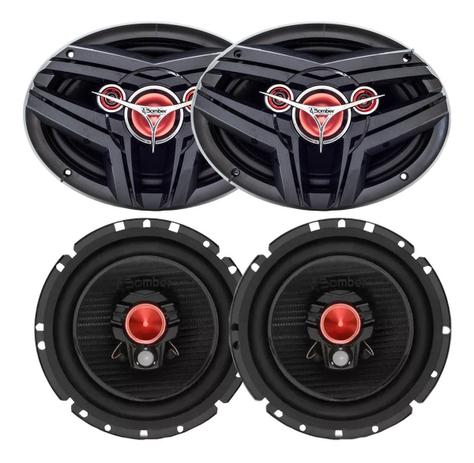 Kit 4 Alto Falantes Bomber BBR 6 100w + 6x9 BBmax 140w - Kit de Produtos Menor preço em Kit 4 Alto Falantes Bomber BBR 6 100w + 6x9 BBmax 140w - Kit de Produtos