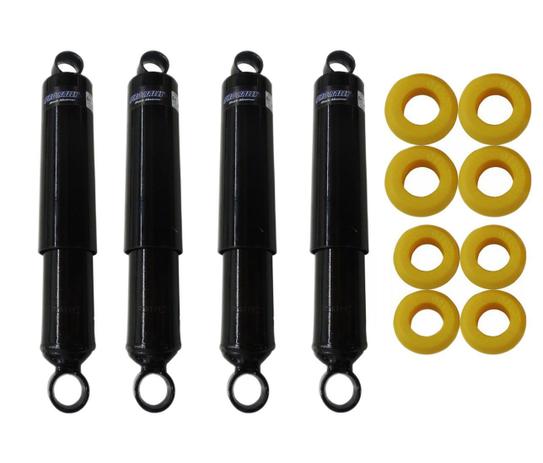 Kit 4 Amortecedores p/ Jeep Willys Ford, F-75, Rural e Toyota Bandeirante com Lift 1,5 à 3 Polegadas - Shock absorver Menor preço em Kit 4 Amortecedores p/ Jeep Willys Ford, F-75, Rural e Toyota Bandeirante com Lift 1,5 à 3 Polegadas - Shock absorver