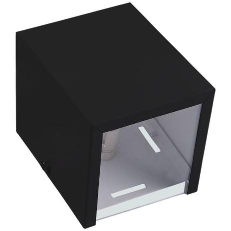 Kit 4 Arandela Luminária Efeito 2 Fachos Parede Muro Externa Preto - Badylux Menor preço em Kit 4 Arandela Luminária Efeito 2 Fachos Parede Muro Externa Preto - Badylux