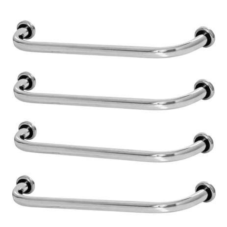 Kit 4 Barras De Apoio Alumínio 60Cm Idoso Banheiro - Dna Metais Menor preço em Kit 4 Barras De Apoio Alumínio 60Cm Idoso Banheiro - Dna Metais