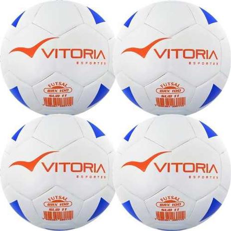 Kit 4 Bola Futsal Vitoria Brx Max 100 Sub 11 (9/11 Anos) - Vitoria esportes Menor preço em Kit 4 Bola Futsal Vitoria Brx Max 100 Sub 11 (9/11 Anos) - Vitoria esportes