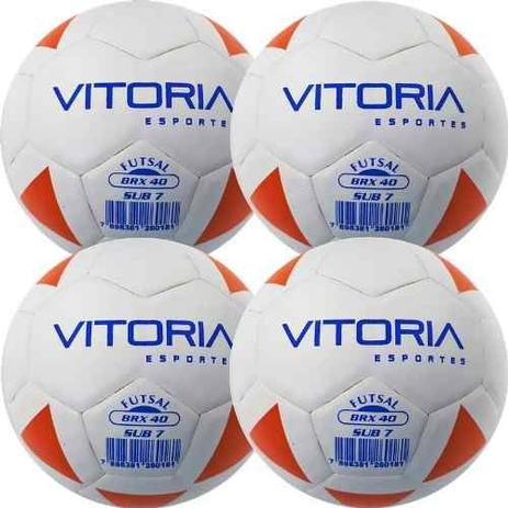 Kit 4 Bola Futsal Vitoria Brx Max 40 Sub 7 (3/6 Anos) Baby - Vitoria esportes Menor preço em Kit 4 Bola Futsal Vitoria Brx Max 40 Sub 7 (3/6 Anos) Baby - Vitoria esportes