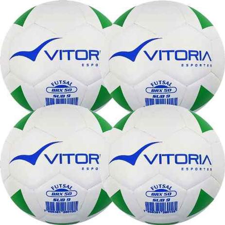 Kit 4 Bola Futsal Vitoria Brx Max 50 Sub 9 Pré Mirim - Vitoria esportes Menor preço em Kit 4 Bola Futsal Vitoria Brx Max 50 Sub 9 Pré Mirim - Vitoria esportes