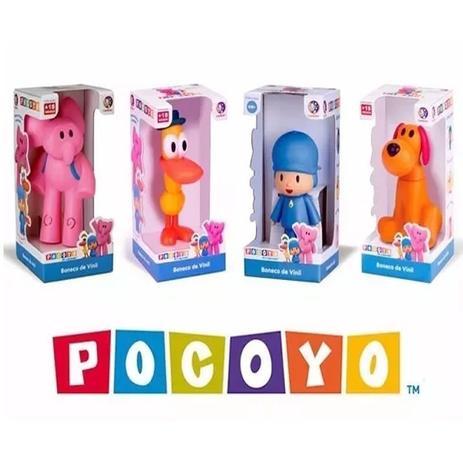 Kit 4 Bonecos Turma Do Pocoyo Elly Pato Lolla Em Vinil - Cardoso Menor preço em Kit 4 Bonecos Turma Do Pocoyo Elly Pato Lolla Em Vinil - Cardoso