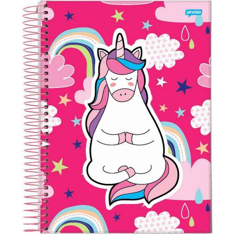 Kit 4 Caderno Unicórnio Espiral Capa Dura 96 Folhas - 131478 - pjandaia/p Menor preço em Kit 4 Caderno Unicórnio Espiral Capa Dura 96 Folhas - 131478 - pjandaia/p