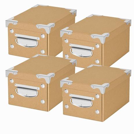 Kit 4 Caixa Organizadora com Alça OR52500 Monta Fácil Kraft P Porta Objetos E Acessórios Ordene - Ordene s/a é boa?