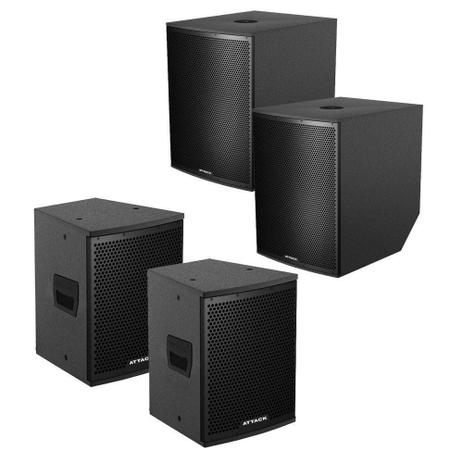 Kit 4 Caixas VRS1810A + VRS1880P + VRF1230A + VRF1220P + 2 Tubo Extensor SUPEXT508050KG Attack Menor preço em Kit 4 Caixas VRS1810A + VRS1880P + VRF1230A + VRF1220P + 2 Tubo Extensor SUPEXT508050KG Attack