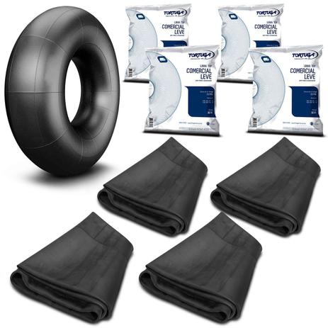 Kit 4 Câmaras de Ar Aro 16 Pneu 7.50R16 CL1416 SC95 Tortuga para Veículo Comercial Leve Menor preço em Kit 4 Câmaras de Ar Aro 16 Pneu 7.50R16 CL1416 SC95 Tortuga para Veículo Comercial Leve