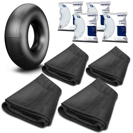 Kit 4 Câmaras De Ar Aro 20 Pneu 9.00R20 TC 131 Tortuga para Ônibus e Caminhão Menor preço em Kit 4 Câmaras De Ar Aro 20 Pneu 9.00R20 TC 131 Tortuga para Ônibus e Caminhão