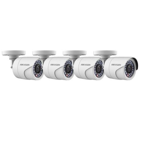 Kit 4 Câmeras Bullet Hikvision 3.0 Ds-2ce1ac0t-irp 2.8 720p Menor preço em Kit 4 Câmeras Bullet Hikvision 3.0 Ds-2ce1ac0t-irp 2.8 720p