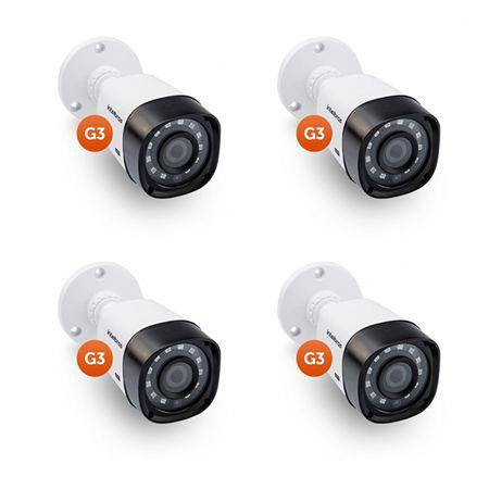 Kit 4 Câmeras Multi HD HDCVI 1 Mega VHD 1120 B G3 Intelbras Menor preço em Kit 4 Câmeras Multi HD HDCVI 1 Mega VHD 1120 B G3 Intelbras