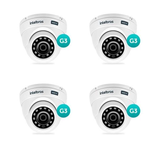 Kit 4 Câmeras Multi HD HDCVI 1 Mega VHD 3120 D G3 Intelbras Menor preço em Kit 4 Câmeras Multi HD HDCVI 1 Mega VHD 3120 D G3 Intelbras