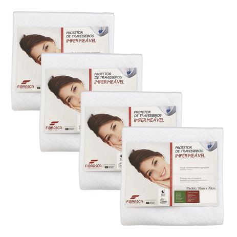 Kit 4 Capas protetora de Travesseiros Impermeável Toque de Rosas Fibrasca Menor preço em Kit 4 Capas protetora de Travesseiros Impermeável Toque de Rosas Fibrasca