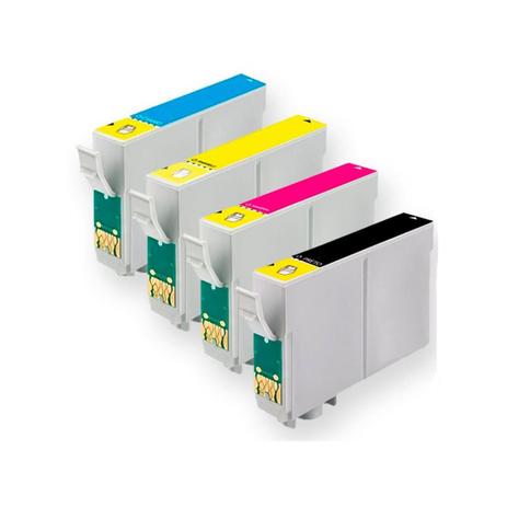 Kit 4 Cartucho para Epson Stylus C67 C87 CX4700 T0631 631 T0632 632 TO633 633 TO634 634 Compativel - Microjet / recall informática Menor preço em Kit 4 Cartucho para Epson Stylus C67 C87 CX4700 T0631 631 T0632 632 TO633 633 TO634 634 Compativel - Microjet / recall informática