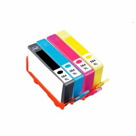 Kit 4 cartuchos compatíveis 564xl b209a c309a c5380 d5460 c6380 c6383 c6480 b8550 novo - Inkfast Menor preço em Kit 4 cartuchos compatíveis 564xl b209a c309a c5380 d5460 c6380 c6383 c6480 b8550 novo - Inkfast