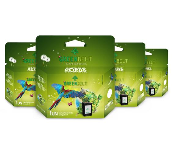 Kit 4 Cartuchos HP 950XL HP 951XL CMYK Alto Rendimento Compatível - Greenbelt Menor preço em Kit 4 Cartuchos HP 950XL HP 951XL CMYK Alto Rendimento Compatível - Greenbelt