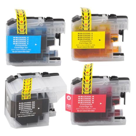 Kit 4 cartuchos lc505 lc509 lc529xl lc539xl lc549xlbrother compatível - Inkfast é boa?