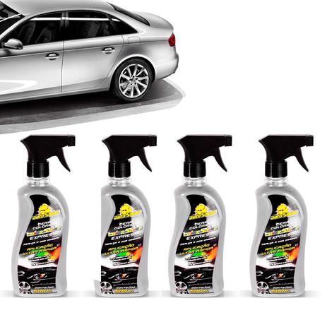 Kit 4 Cera Liquida Colorida Express Prata 500ml Autoshine Menor preço em Kit 4 Cera Liquida Colorida Express Prata 500ml Autoshine
