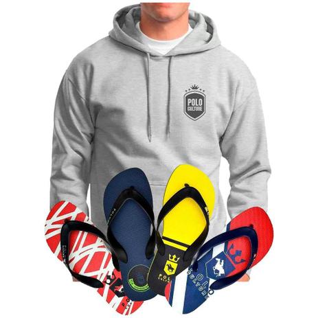 polo flag moletom com capuz