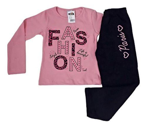 conjunto infantil inverno feminino