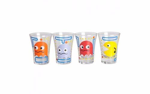 Kit 4 Copos Shot Pac Man Pacman Dose 60ml Gamer Geek - Vaca design Menor preço em Kit 4 Copos Shot Pac Man Pacman Dose 60ml Gamer Geek - Vaca design