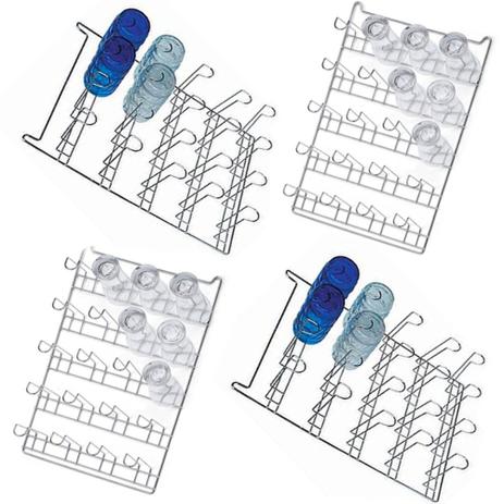 Kit 4 Escorredor de Copos para Fixar de Parede Para Até 20 Copos Aço Cromado Arthi 1113 - Arthi comercial ltda é boa?