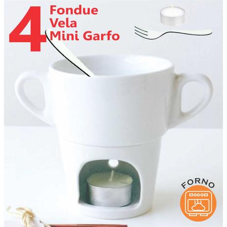 Caneca De Porcelana Branca Atacado Sp Kit 4 Fondue Individual Caneca Porcelana Branca 250ml Acompanha 4 Velas Prattos Aparelho De Fondue Magazine Luiza